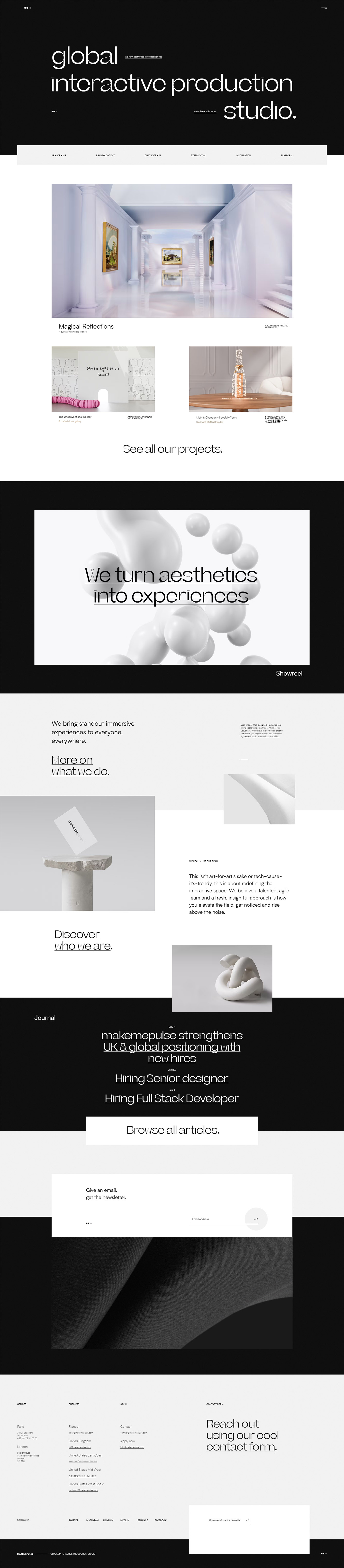设计互动行业品牌网站建设作品欣赏