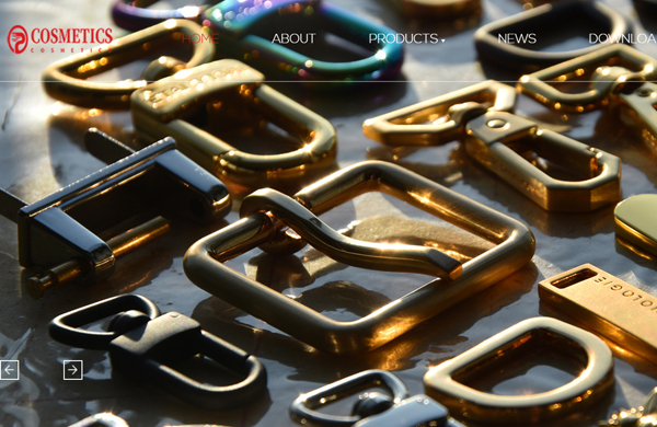 金属铁制品外贸企业网站建设模板