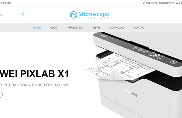 响应式电子产品外贸企业网站建设模板