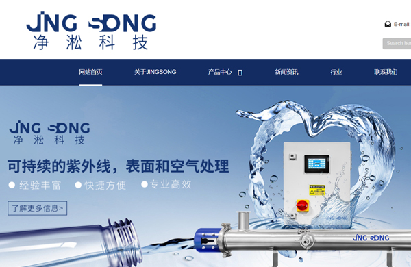 净淞科技模板网站建设完成