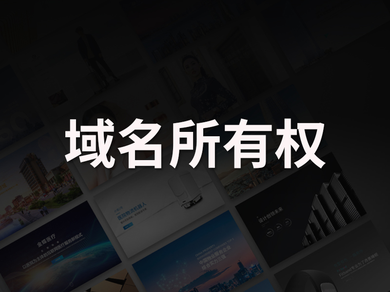 网站建设开发：做网站域名所有权属于谁？